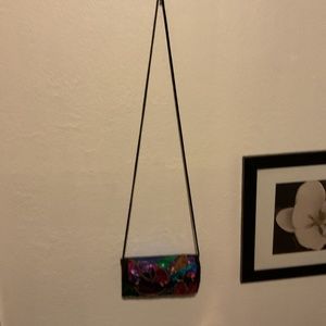 Sequined crossbody shoulder bag